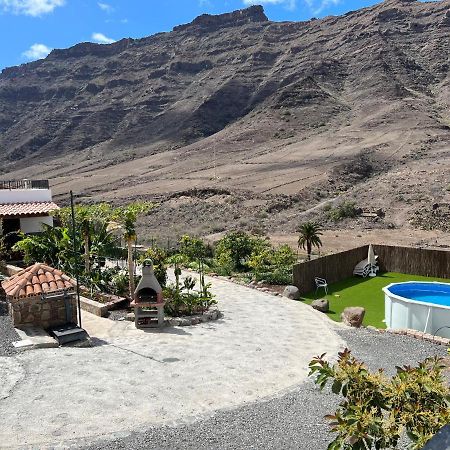 Casa Rural Con Bano Adaptado Y Piscina En Mogan Exterior photo