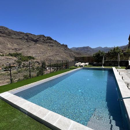 Casa Rural Con Bano Adaptado Y Piscina En Mogan Exterior photo