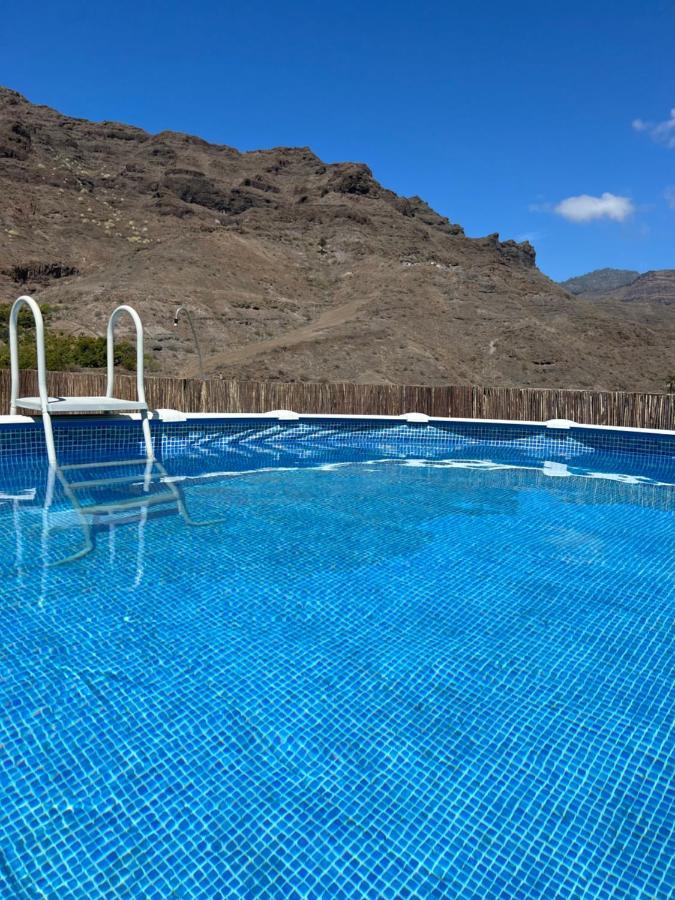 Casa Rural Con Bano Adaptado Y Piscina En Mogan Exterior photo