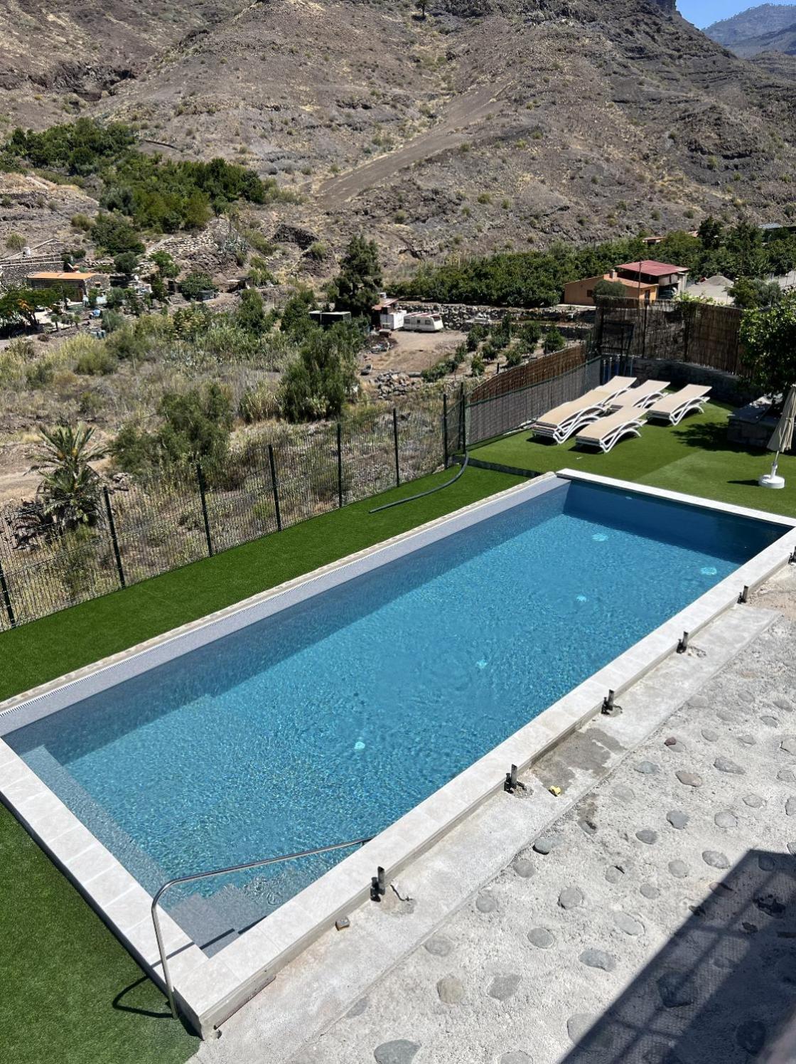 Casa Rural Con Bano Adaptado Y Piscina En Mogan Exterior photo